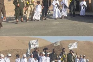 آموزش عملی استفاده از سلاح به کودکان در مدرسه دینی طالبان در بدخشان